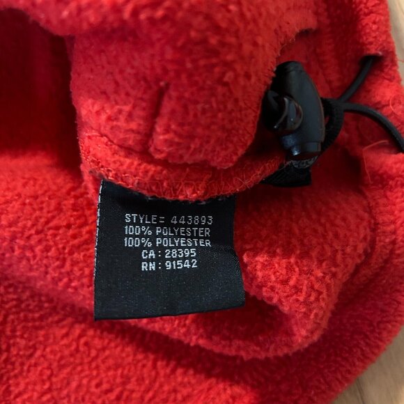 VTG Ski Doo Team Fleece Pullover Men's Small Red 1/4 Zip Snow Warm Comfort - Picture 4 of 6